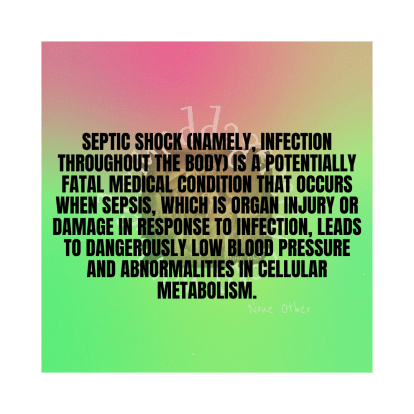 edmund dageneral vs septic shock